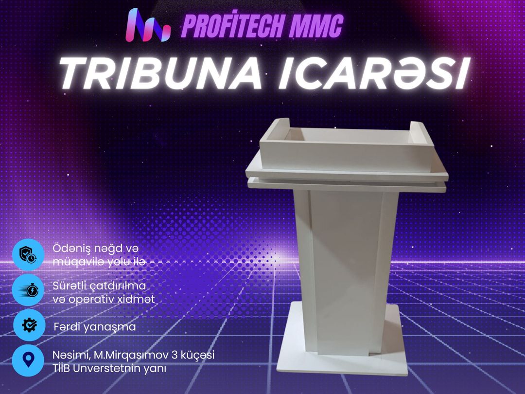 Tribuna icarəsi — Mallar, Bakı