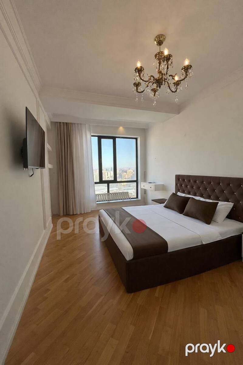 İcarəyə verilir 3 otaqlı yeni tikili 120 m² — Mənzil, Bakı (2)