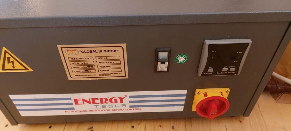 Energy Tesla servo tipli gərginlik stabilizatoru satılır. Qurğu AC — Mallar, İsmayıllı (8)