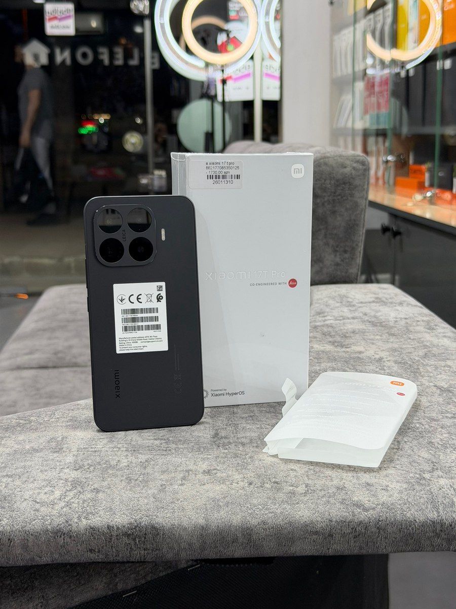 Xiaomi 17T Pro Black 512GB/12GB — Mallar, Bakı