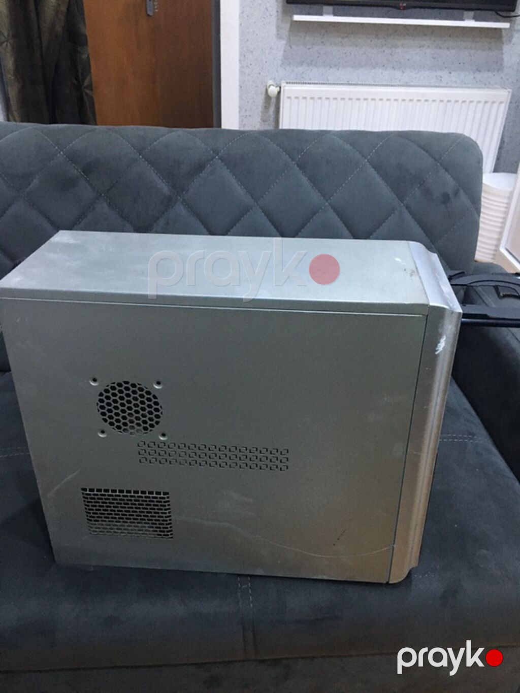 Korpuslu masaüstü kompüter (ATX mid-tower) - Korpus: metal, ön — Elektronika, Digah (2)