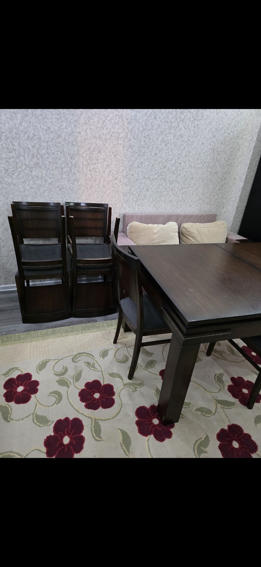 Qonaq otağı üçün mebel dəsti - Material: tünd qəhvəyi ağac rəngli — Mebel, Bakı (7)