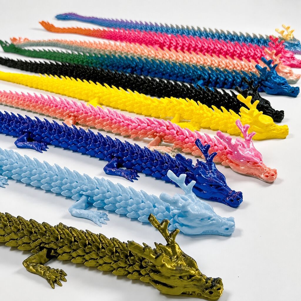 3D çaplı fleksibil “Çin əjdahası” fiqurları - Material: yüksək — Oyuncaqlar, Bakı (2)