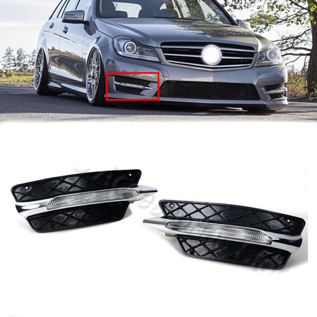 Mercedes W204 C204 duman setkası nikeli duman led AMG — Ehtiyat hissələri və aksesuarlar, Bakı (8)