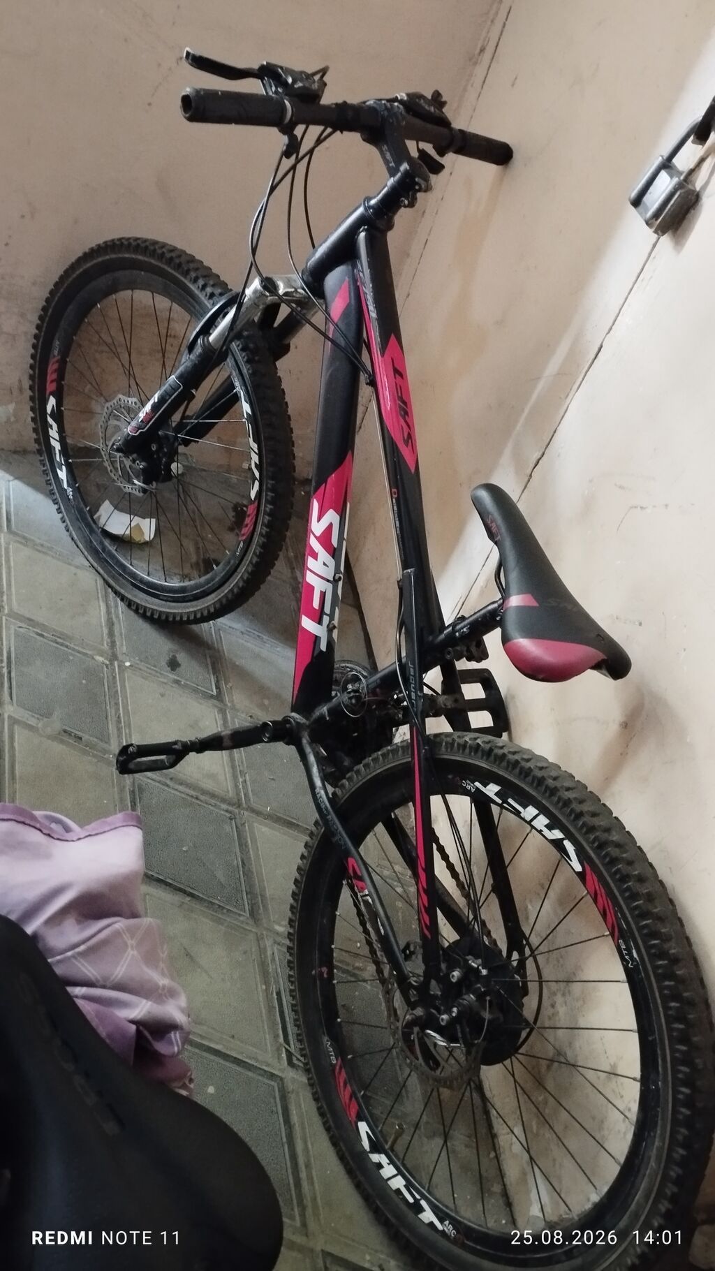MTB velosiped – SHIFT (qara/çəhrayı dizayn) Xüsusiyyətlər: - Gediş — Dağ velosipedləri, Bakı