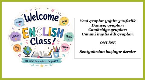 İngilis dili kursu