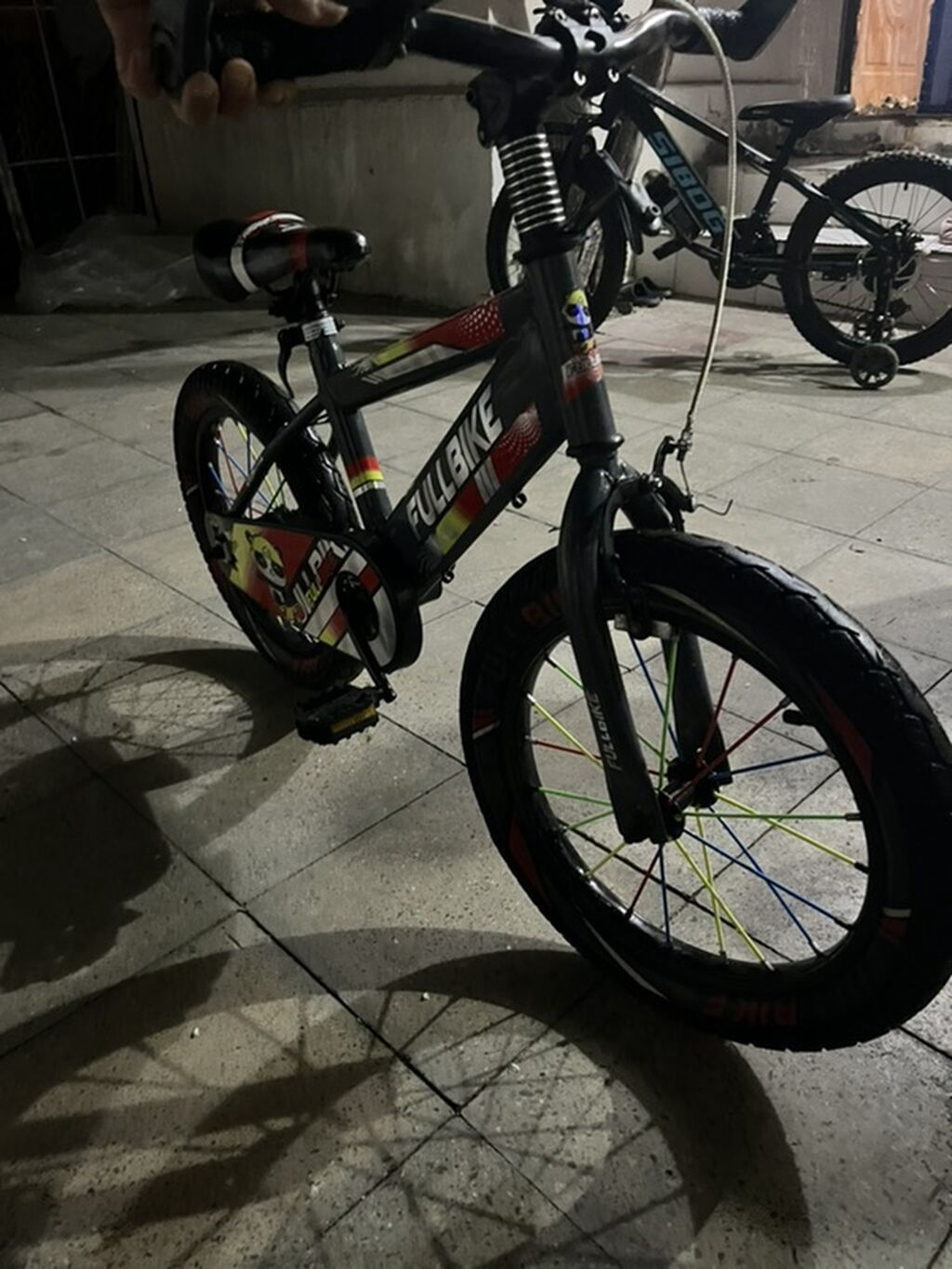Uşaq velosipedi – FULL BIKE dizaynı - Təkər ölçüsü: təxminən 16 düym — Uşaq velosipedləri, Bakı (7)