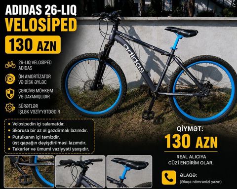 Adidas 26-lıq dağ velosiped, ön amortizator