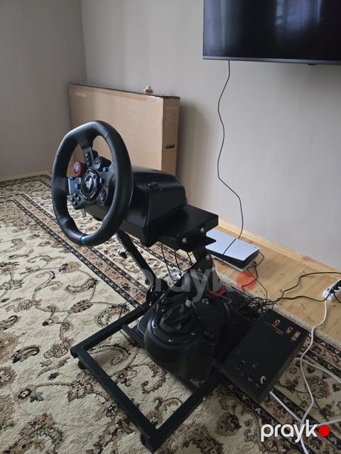 Sim yarış dəsti – sükan, pedal, sürət qutusu və stend komplekti - — Zaqatala