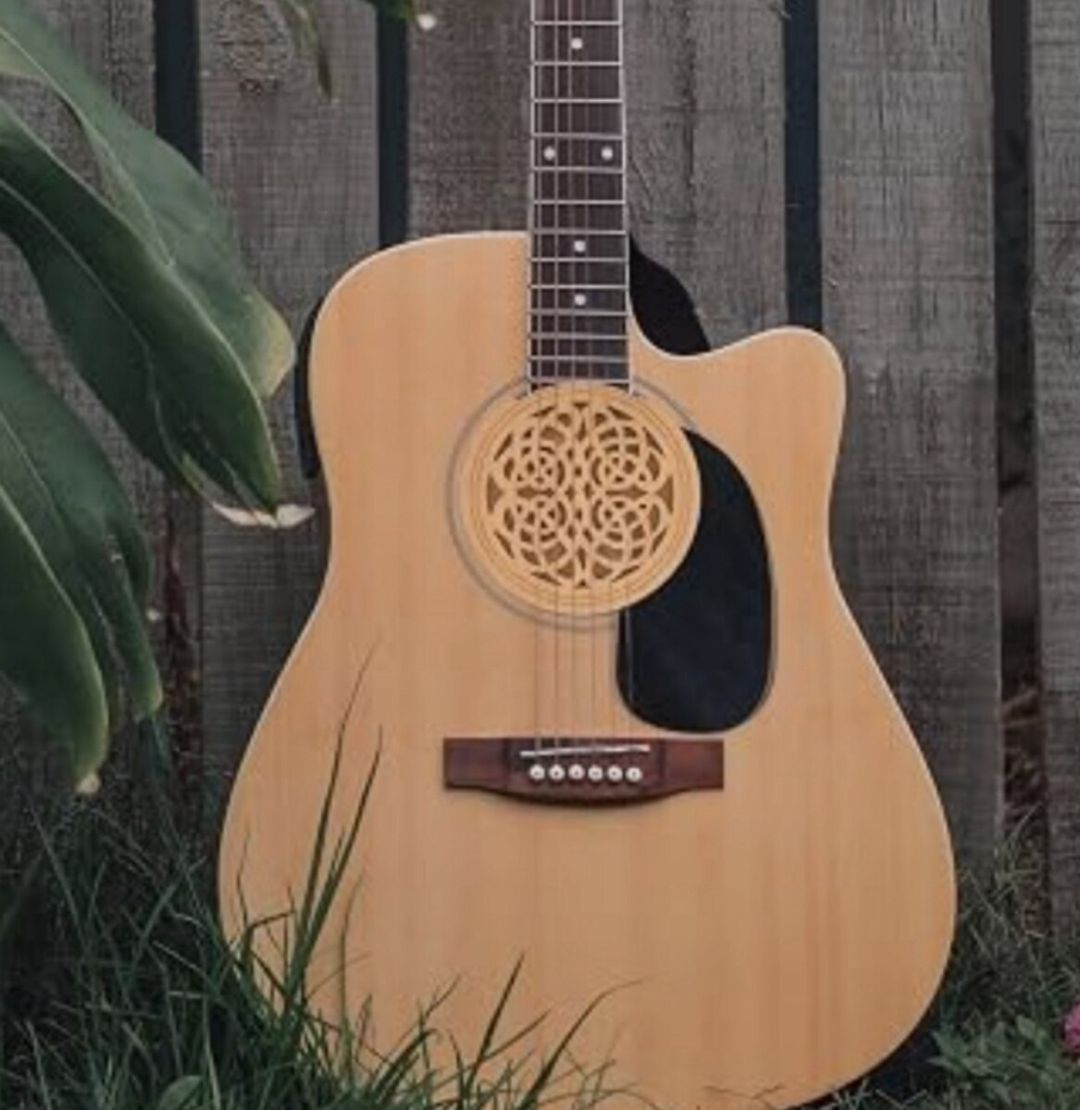 Gitar səs dəliyi üçün akustik taxta qapaq — Mallar, Bakı (2)