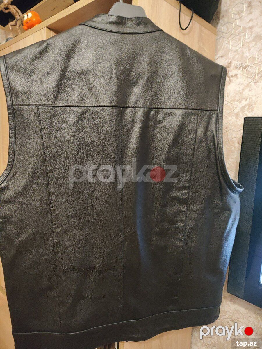 Dəri motosiklet jileti — Şəxsi əşyalar, Bakı (2)