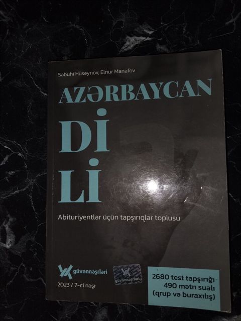 Məhsul: “Azərbaycan Dili – Abituriyentlər üçün tapşırıqlar toplusu”