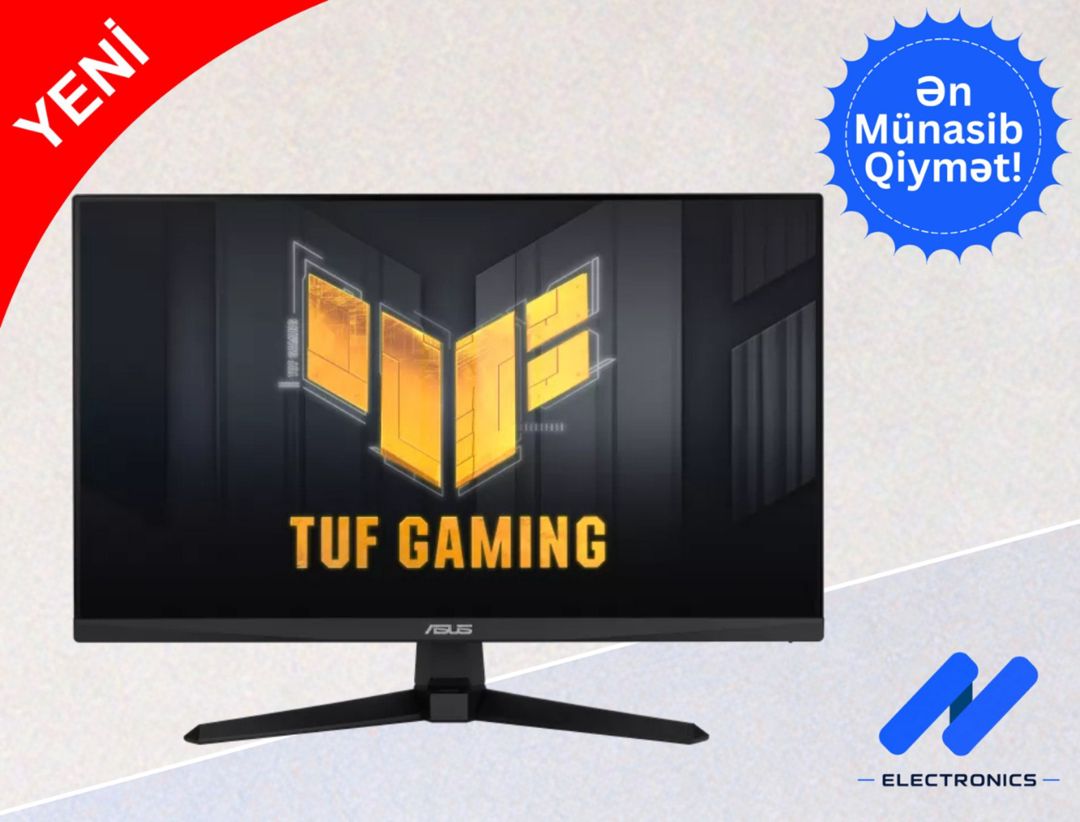 Monitor "ASUS TUF GAMING VG259Q3A 180HZ (speakers)" — Elektronika, Bakı