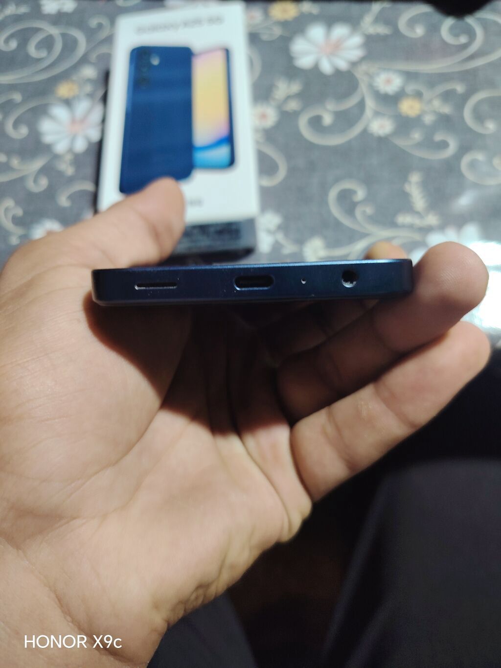 Samsung Galaxy A25, 256 GB, rəng - Mavi, Barmaq izi — Samsung, Bərdə (4)