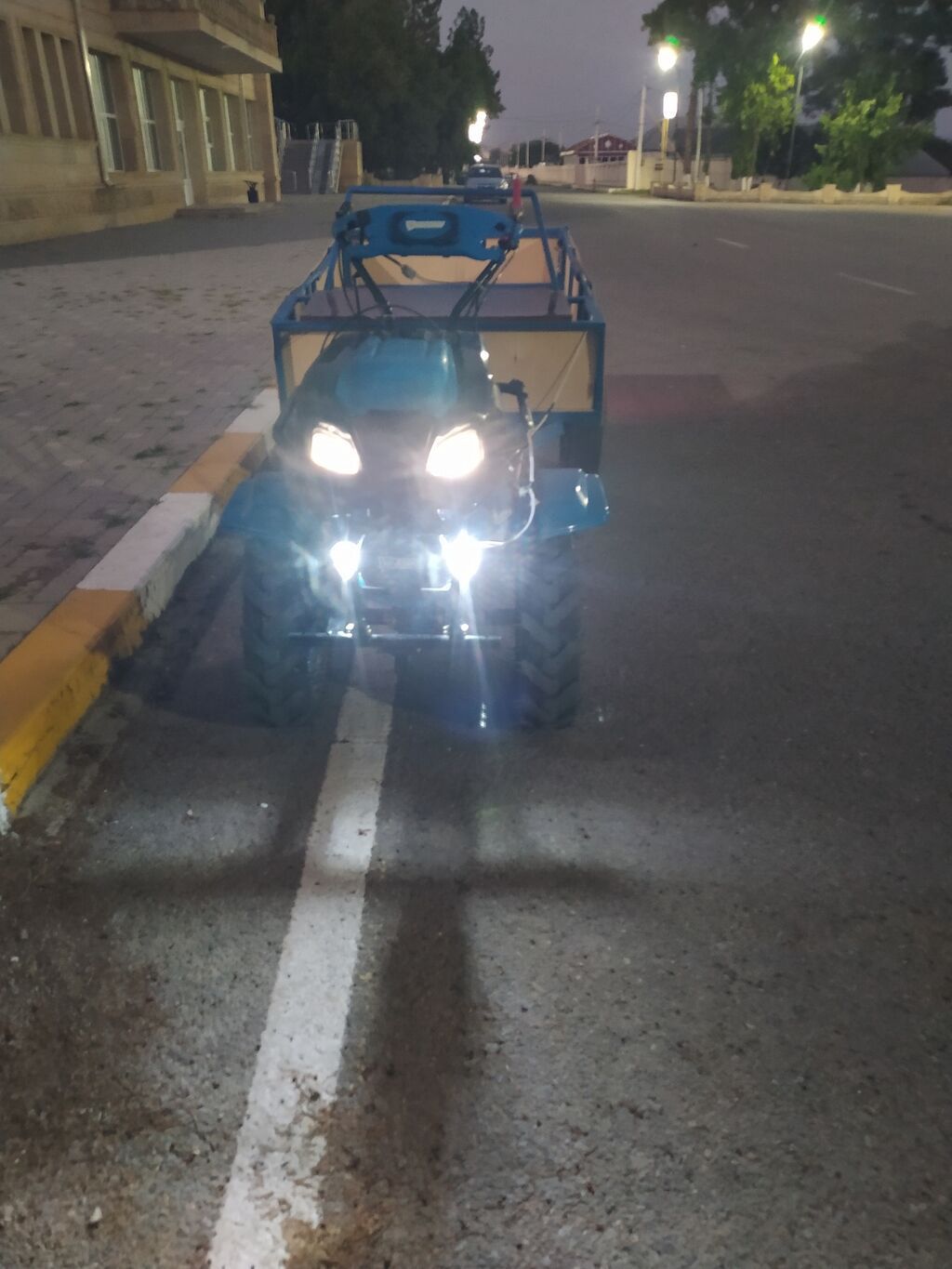 Yük daşıma üçün qoşqulu Mini Matablok islenmeyib 25at gücü boş boşuna — Motobloklar, Qazax (2)