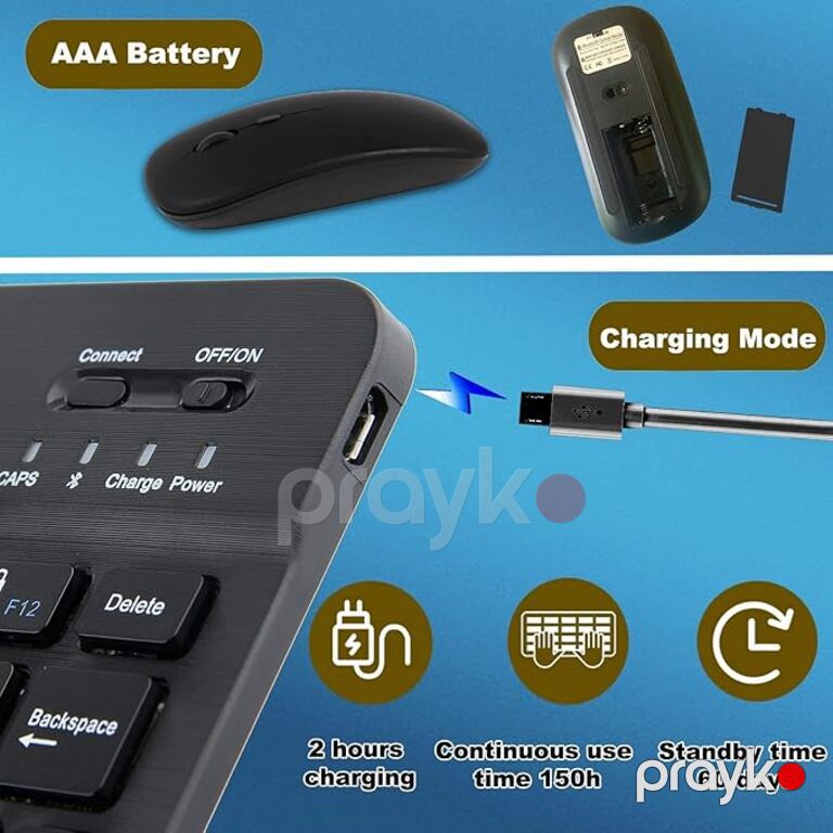 Bluetooth telefon klaviaturası (Ios Android Keyboard) — Elektronika, Bakı (7)