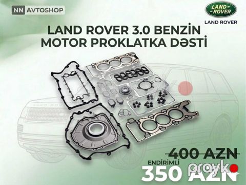 Range Rover Vogue 2013-2019.(3.0Benzin) Klapan qapağının araqatı dəsti