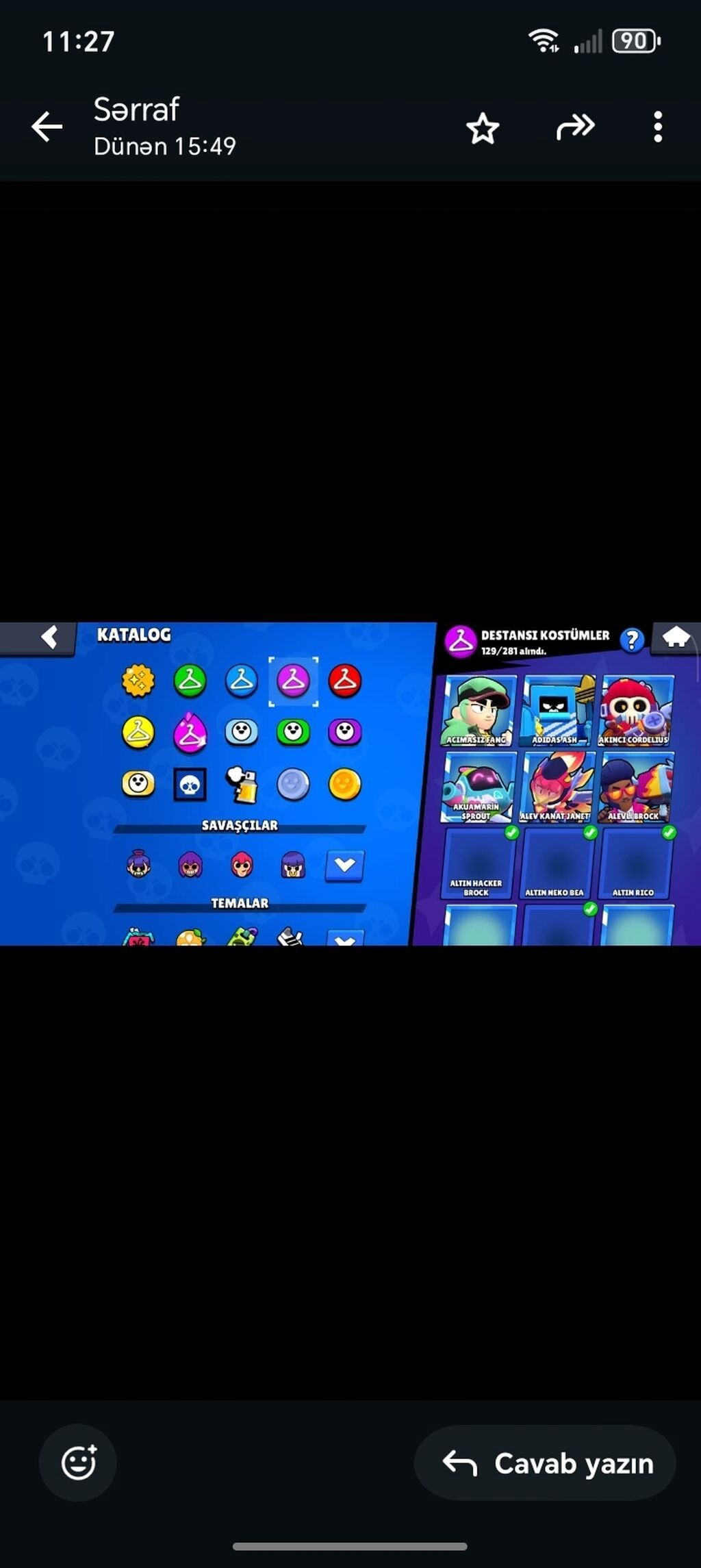 Brawl Stars hesabı 45 manata yeri var - Kupa yolu: 83.755 (ən yüksək — Mallar, Qobu (4)
