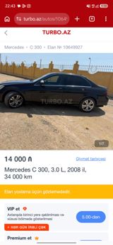 Mercedes-Benz C 320: 3 l | 2008 il Sedan — Cars