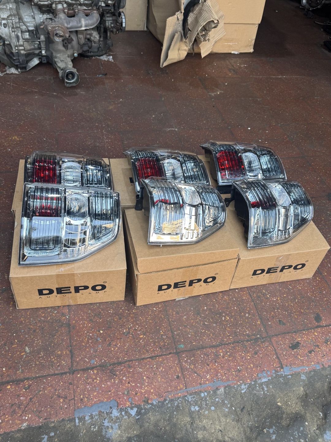 Mitsubishi Pajero 2007–2022 arxa stop lampası (komplekt, Depo) — Avtomobil işığı, Bakı (4)