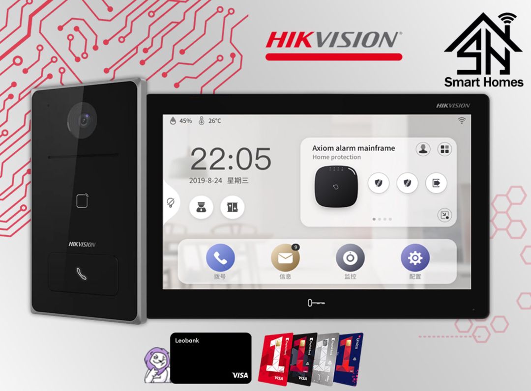 Hikvision 10 düymlük Wi-Fi villa domofon dəsti — Təhlükəsizlik sistemləri, Bakı