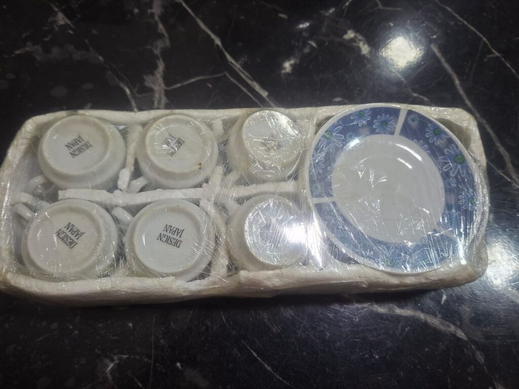 Çay dəsti, rəng - Ağ, Keramika, Yaponiya — Mallar, Bakı (2)