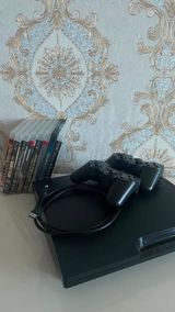 PlayStation 3 (PS3) Slim oyun konsolu 15 ədəd yaddaş da oyun + 8 ədəd — Oyun konsolları