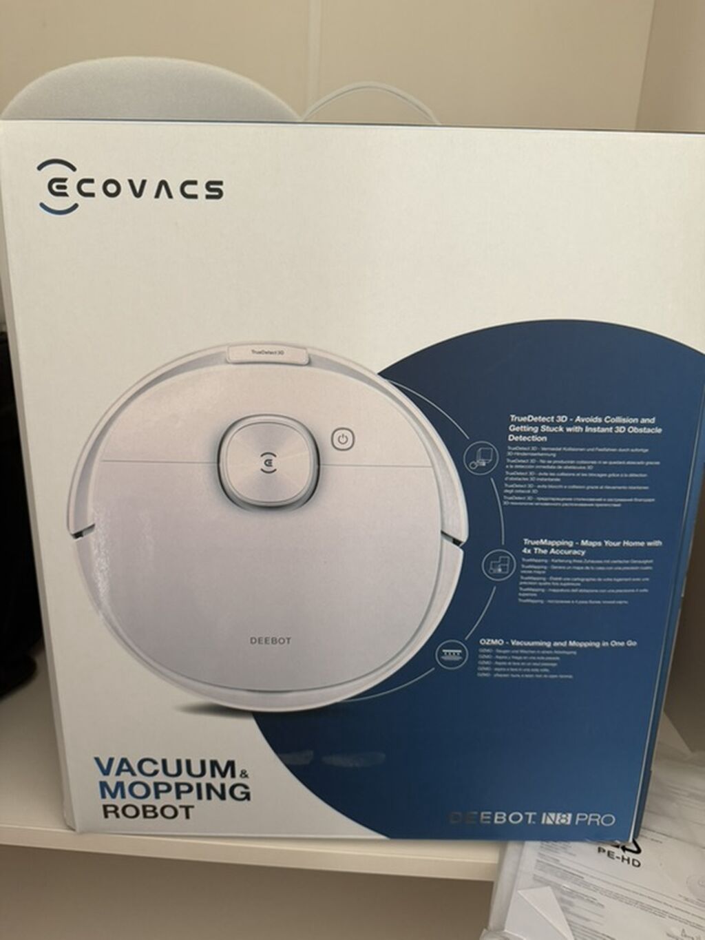 Ecovacs DEEBOT N8 Pro robot tozsoran və paspaslayan model — Elektronika, Bakı (4)