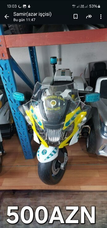 Uşaqlar üçün Elektrikli Motosiklet Modelləri — Oyuncaqlar, Bakı (8)
