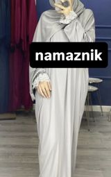 Qadınlar üçün namazlıq - Model: tam örtülü, bol kəsimli namazlıq — Хиджабы и никабы