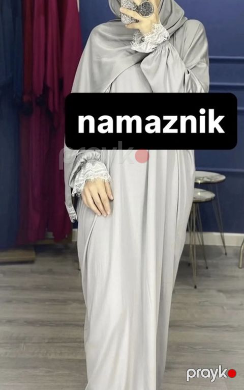 Qadınlar üçün namazlıq - Model: tam örtülü, bol kəsimli namazlıq — Bakı