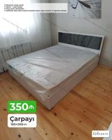 Çarpayı – 160×200 sm - Mexanizm: açılan, bazalı (gizli saxlama yeri) — Furniture