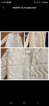 LC Waikiki uşaqlar üçün yüngül şişmə kürk/jaket - Rəng: ağ - Ölçü — Mallar