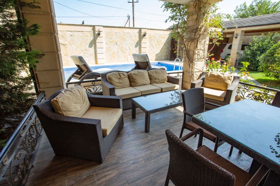Satılır 6 otaqlı həyət evi/bağ evi 300 m² — Ev, villa, Bakı (9)