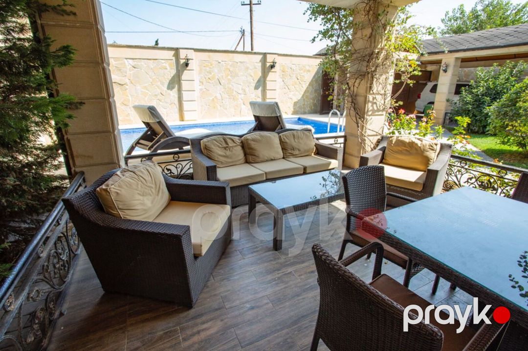 Satılır 6 otaqlı həyət evi/bağ evi 300 m² — Ev, villa, Bakı (9)