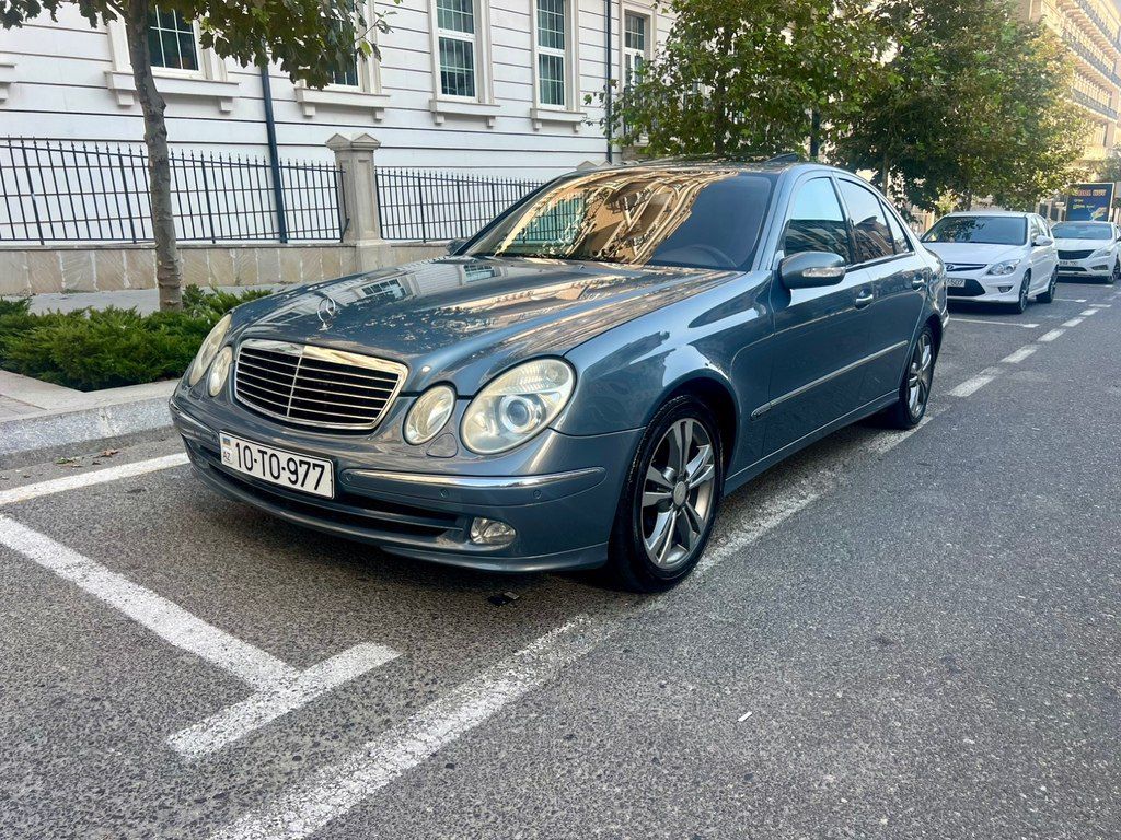 Mercedes E 240, 2.6 L, 2005 il, 313 456 km — Avtomobillər, Bakı (2)