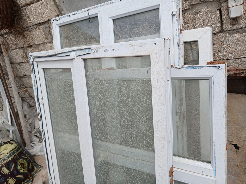 Plastik (PVC) pəncərə və qapı panelləri dəsti - Ağ rəngli PVC