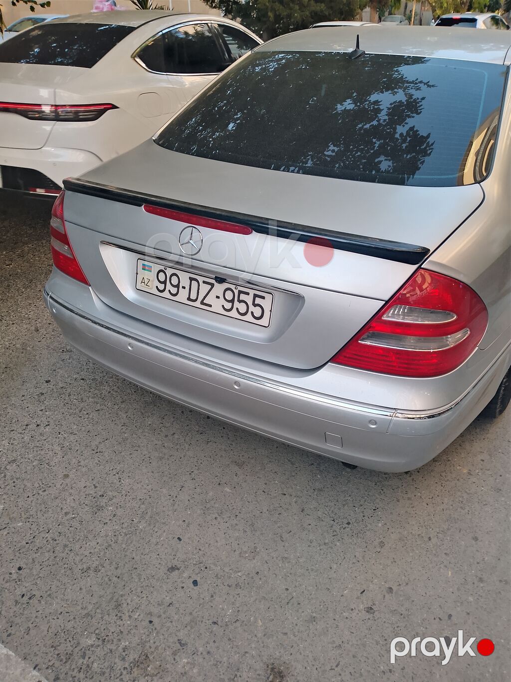 Mercedes-Benz E-Class sedan (W211) — gümüşü rəng, xrom paket 99-DZ-955 — Avtomobillər, Bakı (9)