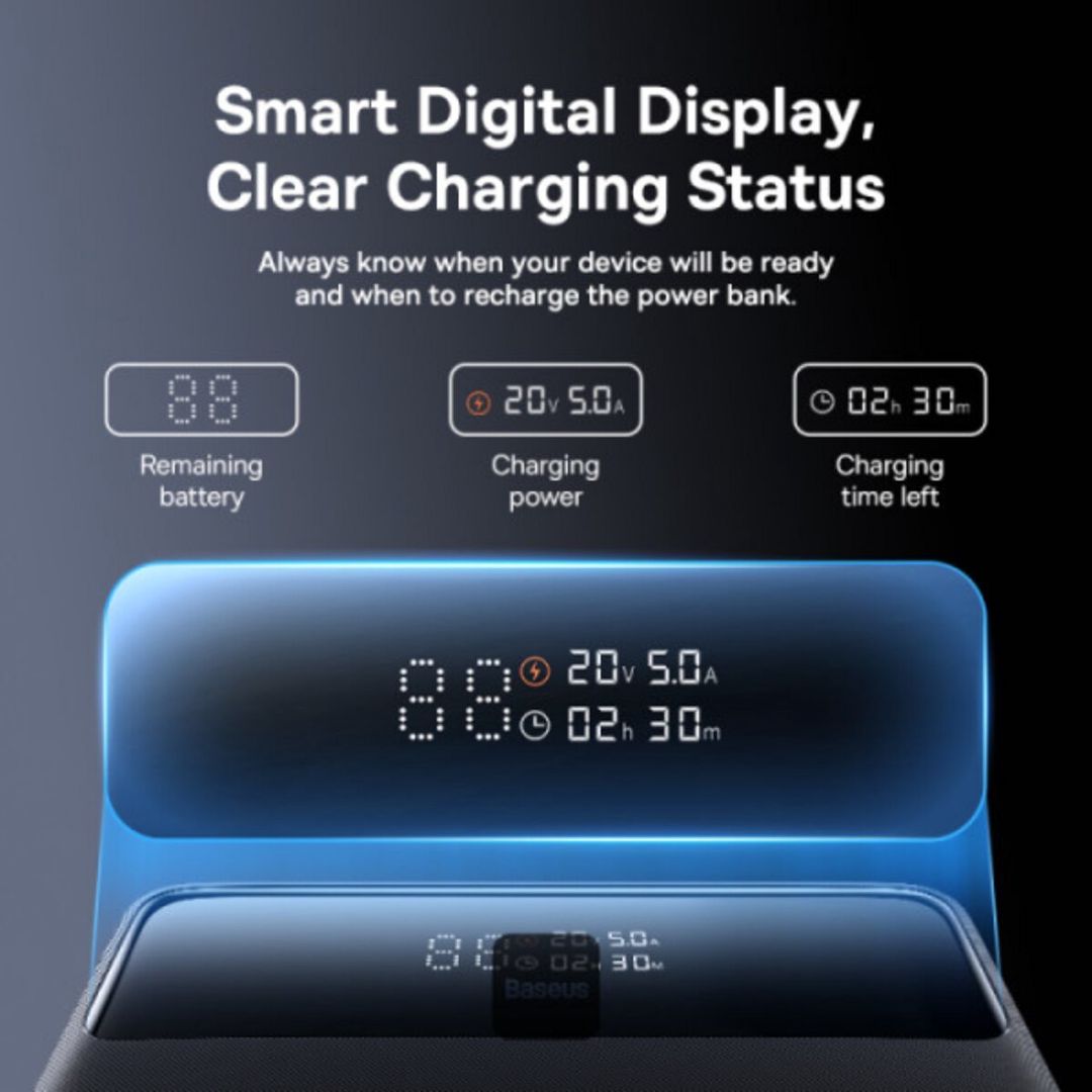 Baseus Powerbank Blade H1 Lite 20k 100w — Mallar, Bakı (3)