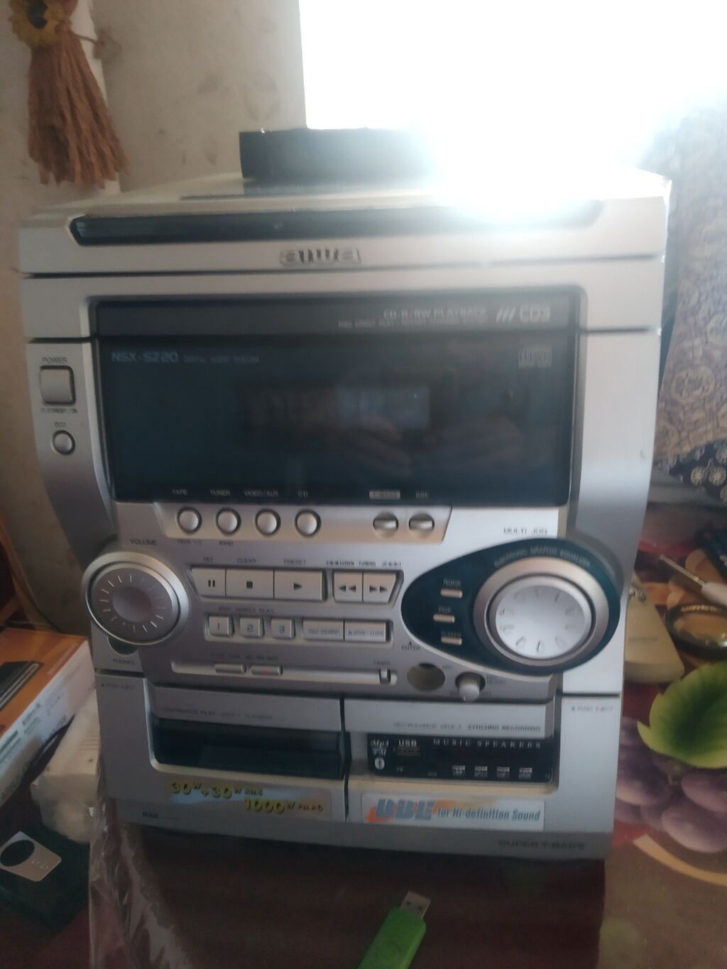 AIWA NSX-SZ20 musiqi mərkəzi və akustika - Marka/model: AIWA NSX‑SZ20 — Elektronika, Bakı (3)
