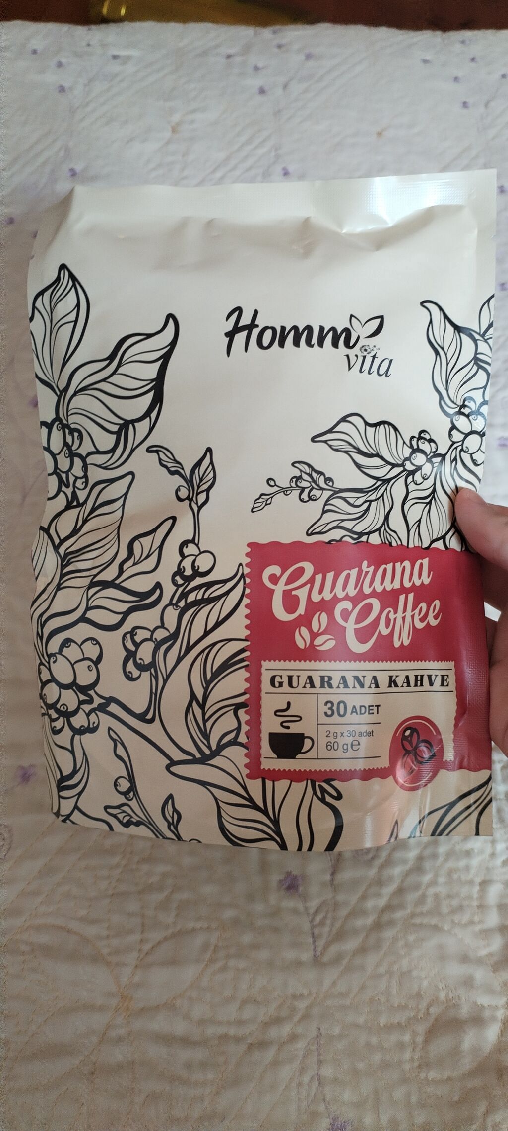 Homm Vita Guarana Coffee - Marka: Homm Vita - Qablaşdırma: 30 ədəd — Qida məhsulları, Bakı