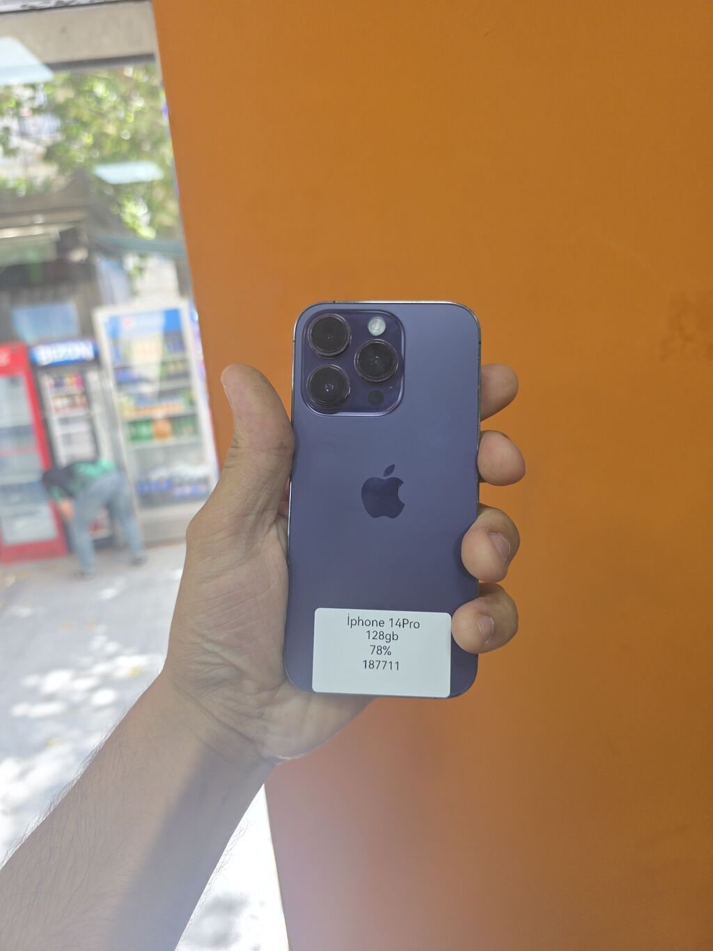 IPhone 14 Pro, 128 GB, Deep Purple, Simsiz şarj