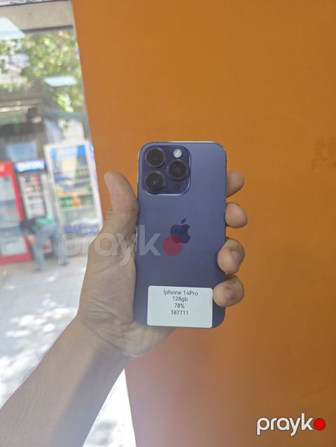 IPhone 14 Pro, 128 GB, Deep Purple, Simsiz şarj