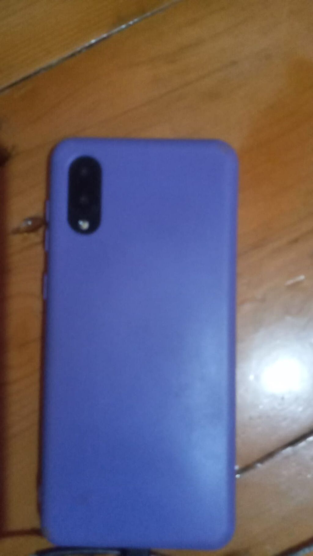 Bənövşəyi rəngli silikon telefon qabı - Material: yumşaq, elastik — Elektronika, Bakı