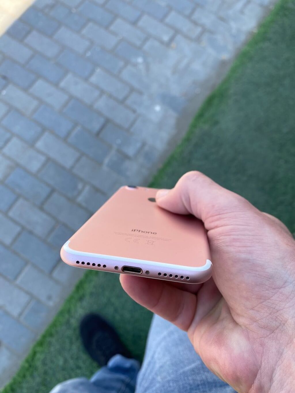 IPhone 7, Rose Gold, Barmaq izi — Apple iPhone, Bakı (5)
