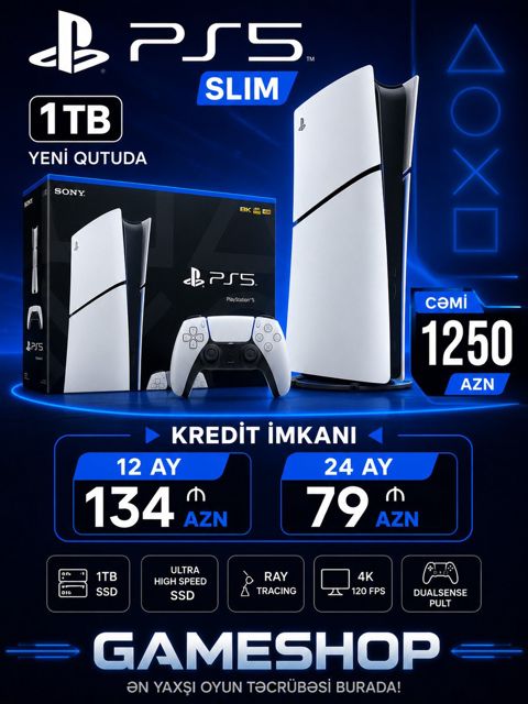 Sony PlayStation 5 Slim 1TB — Gaming consoles