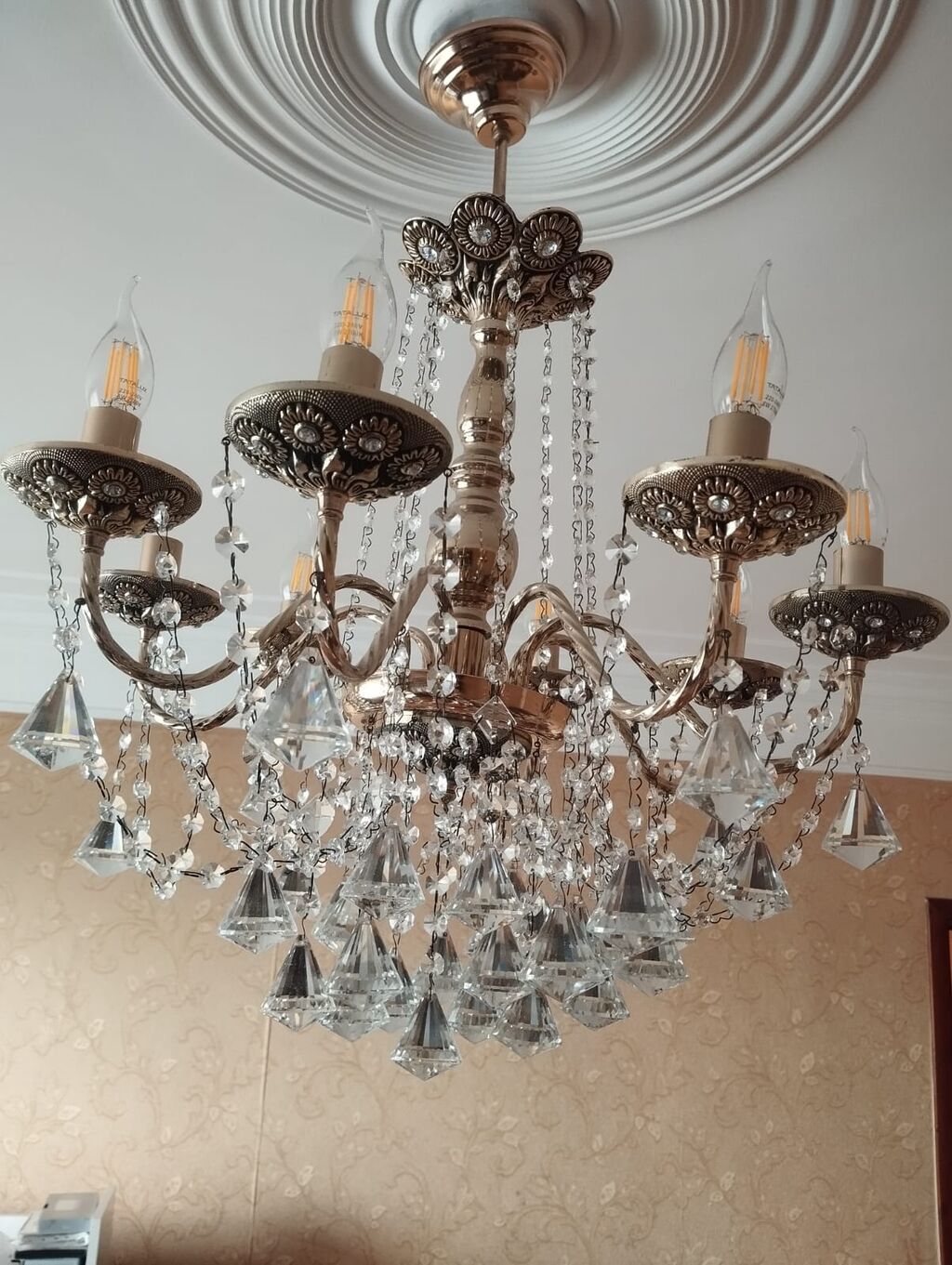 Çılçıraq, 8 lampa, Metal — İşıqlandırma, Bakı (2)