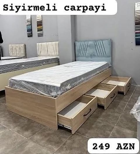 Yeni, Təknəfərlik çarpayı, Siyirməli