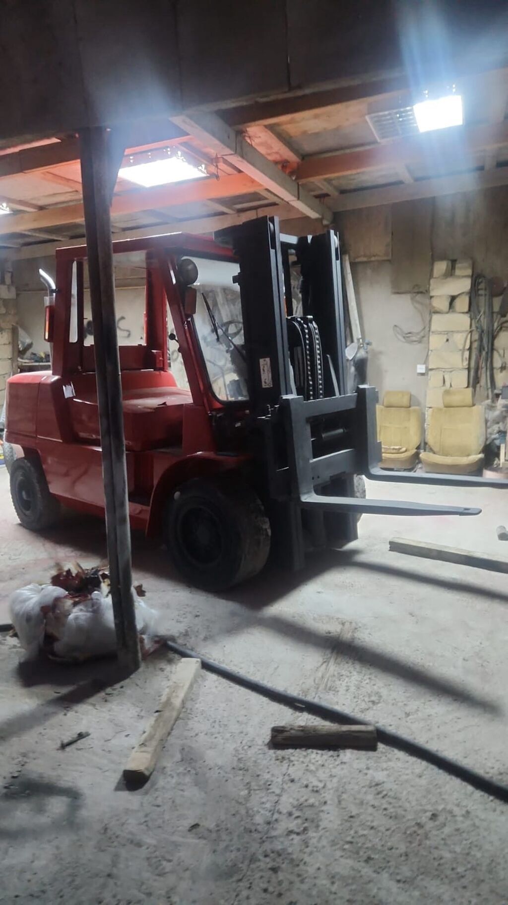 Qaldırıcı forklift – dizel, tammetal konstruksiya, qapalı operator — Avto, Bakı (3)