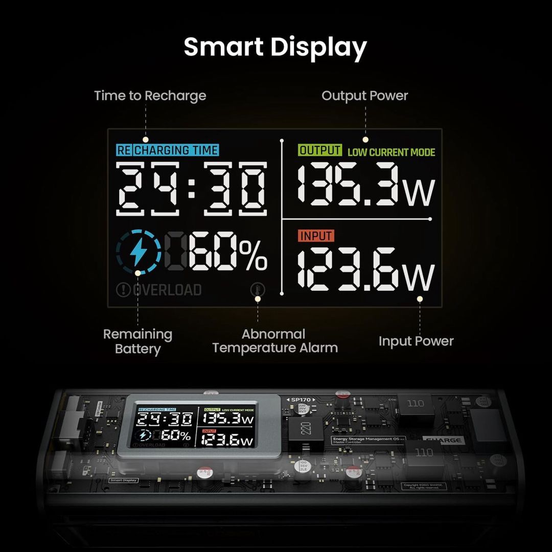 SHARGEEK 170 Power Bank (140W / 24.000mAh) — Elektronika, Bakı (7)